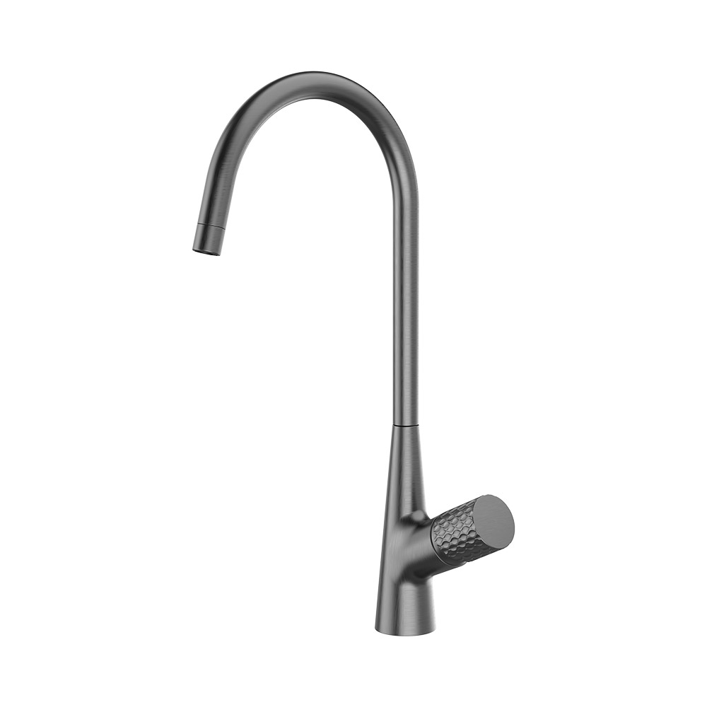 Mixer de cozinha de alavanca única - pistola cinza