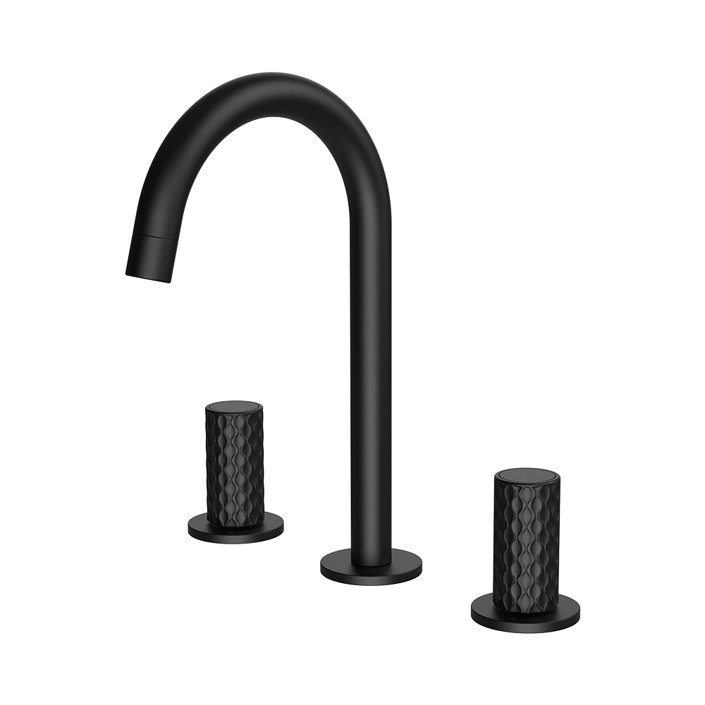 Mixer de lavanderia de alavanca dupla - Elec. Preto