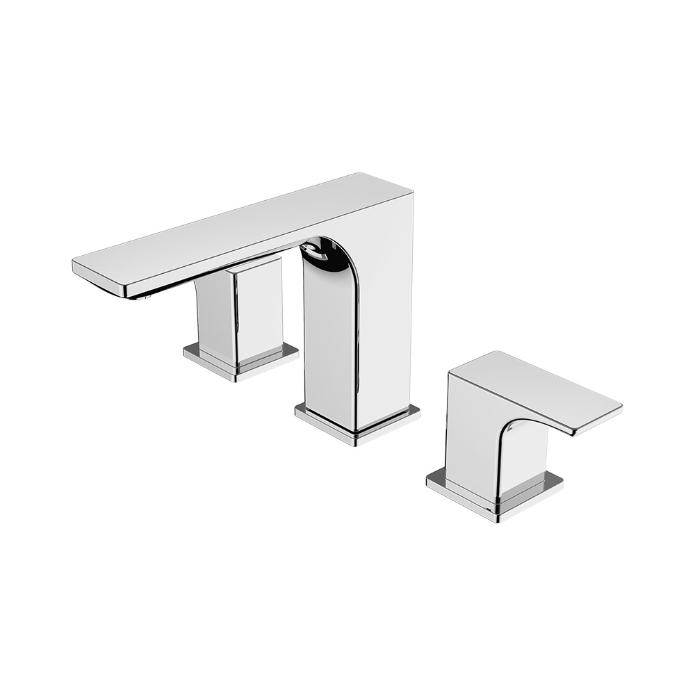 Dupla alavanca lavabo misturador- cromo