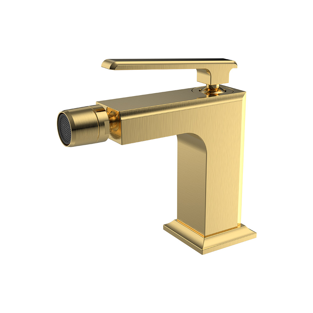 Single Hebel Bidet Mixer- gebürstetes Gold