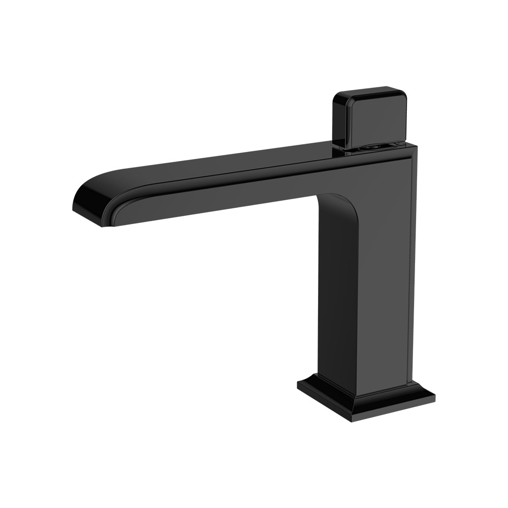 Mixer de lavanderia de alavanca única (roda de mão) - Elec. Preto