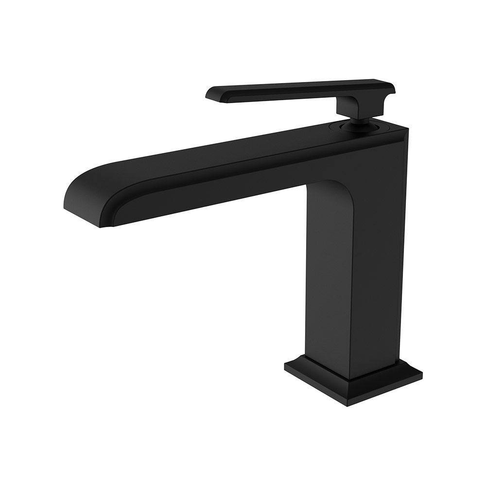 Mixer de lavanderia de alavanca única - Elec. Preto