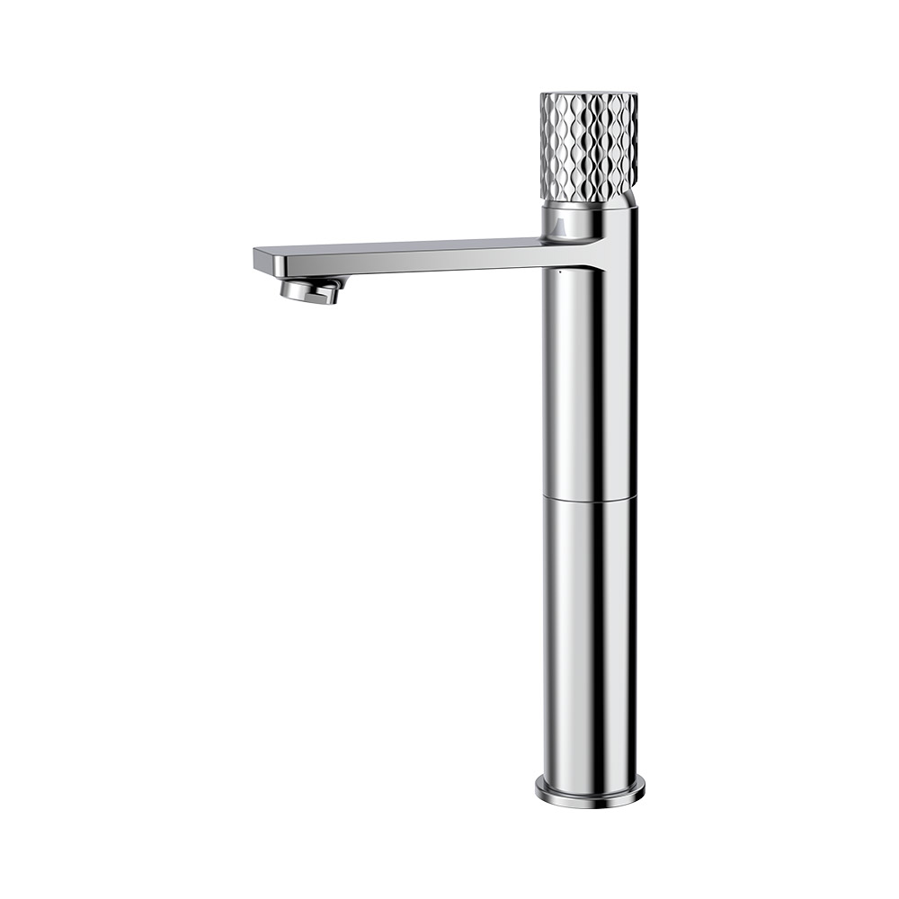 Single Lever Tall Washbasin Mixer- Chrome