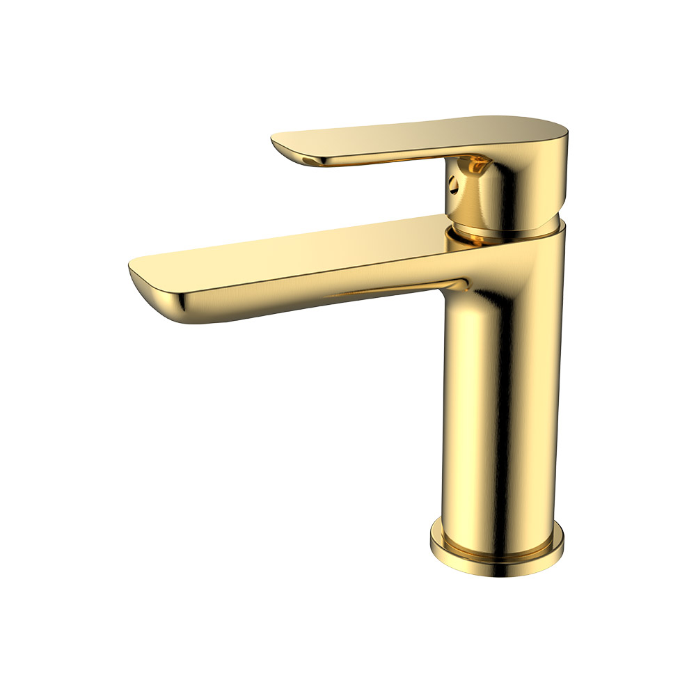 Single Lever Washbasin Mixer- Brushed Gold