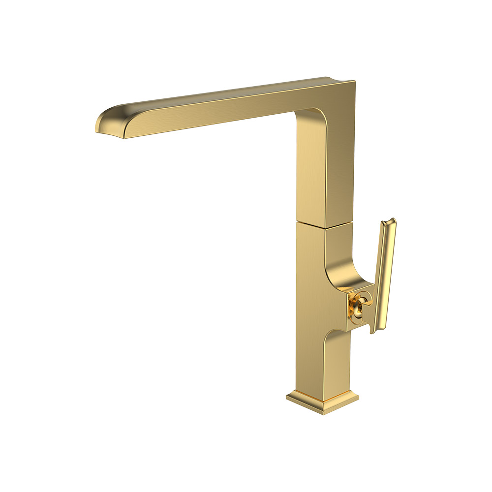 Mixer de cozinha de alavanca única - ouro escovado