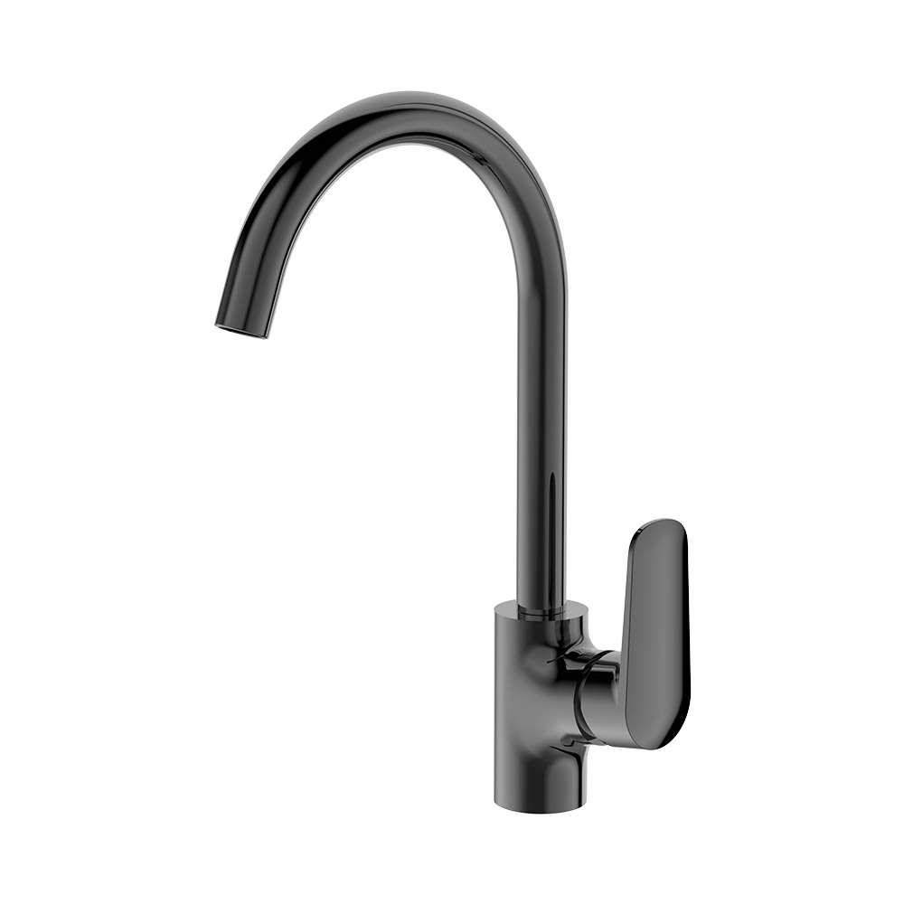 Mixer de cozinha de alavanca única - pistola cinza