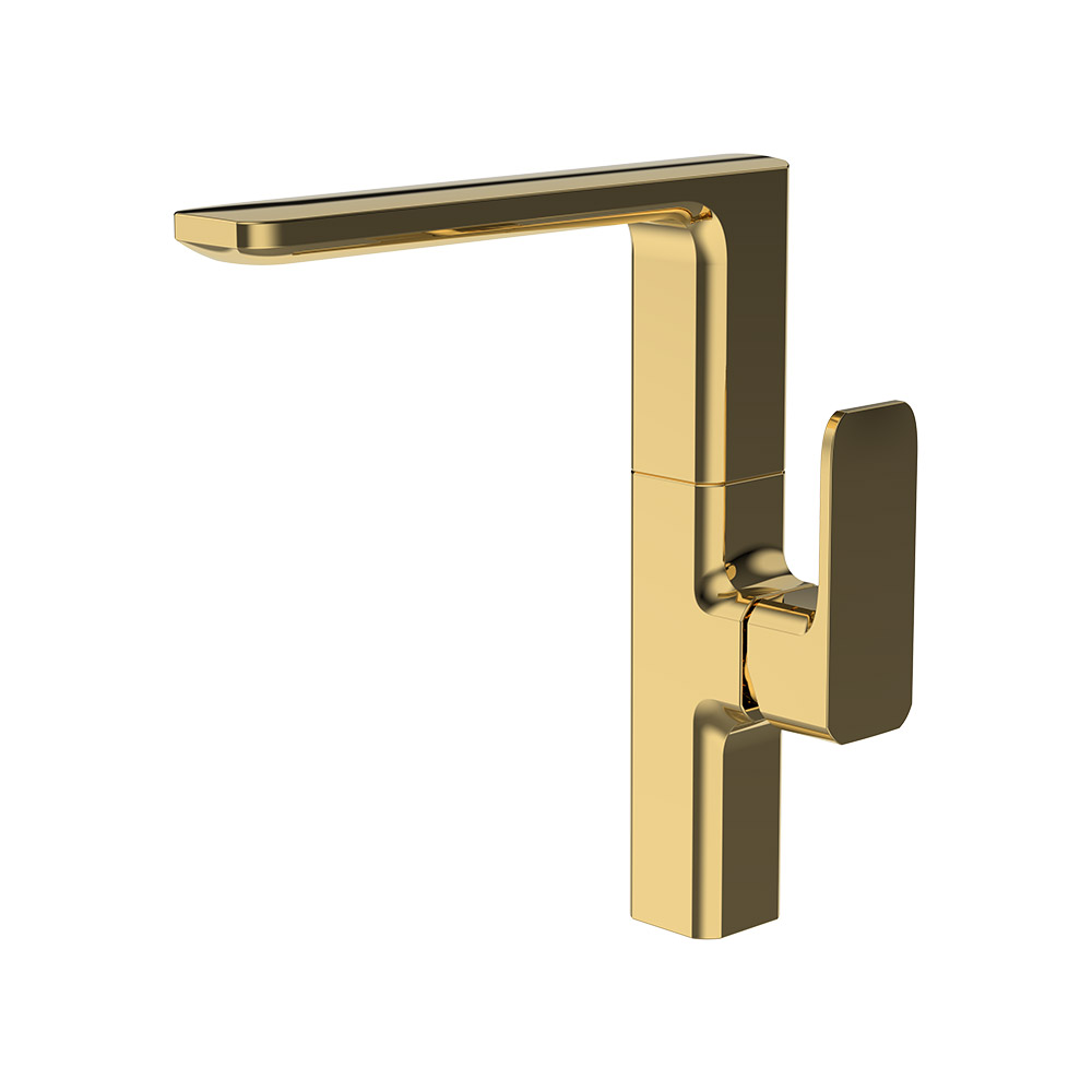 Mixer de cozinha de alavanca única - ouro escovado