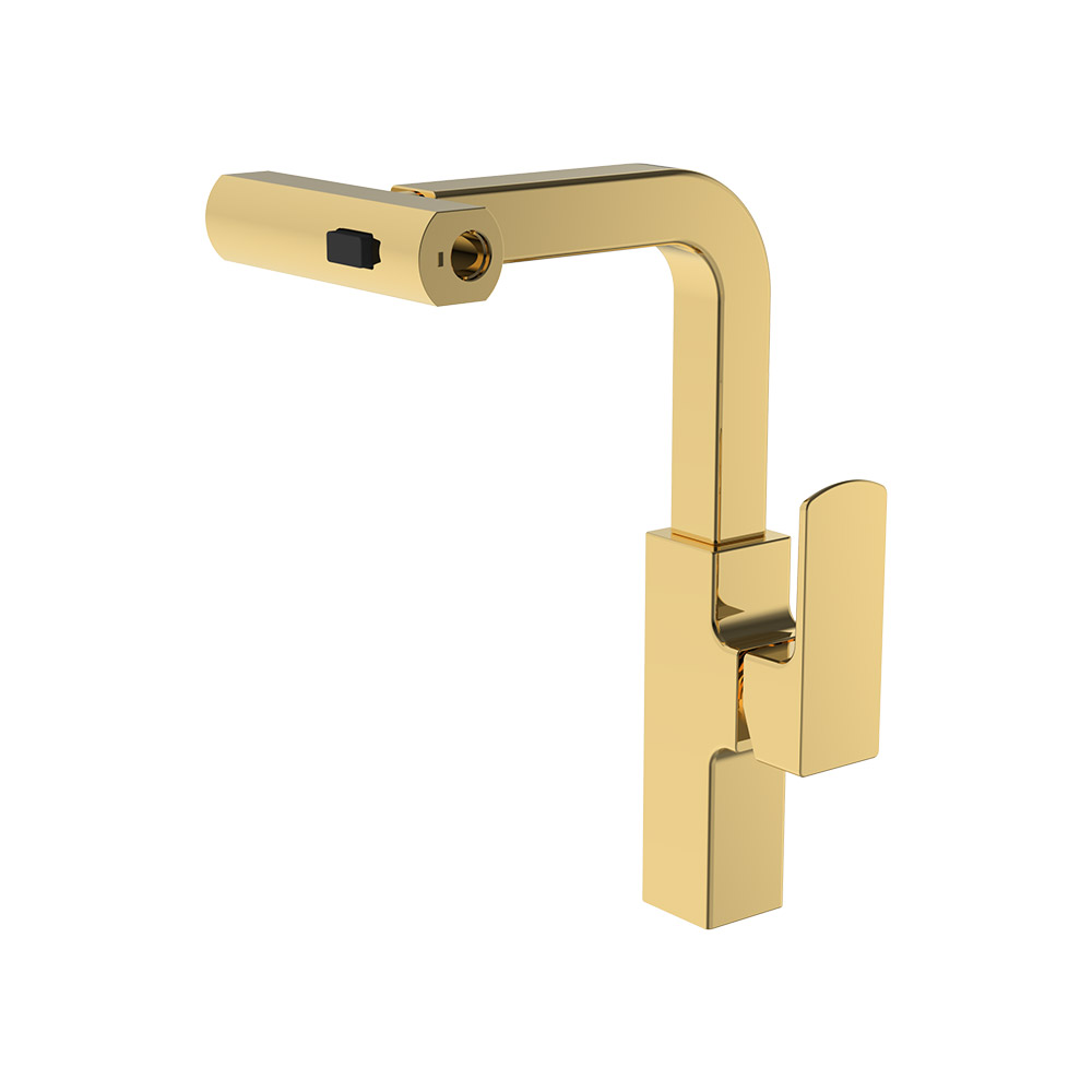 Pull-Out Kitchen Mixer- Escovado Ouro