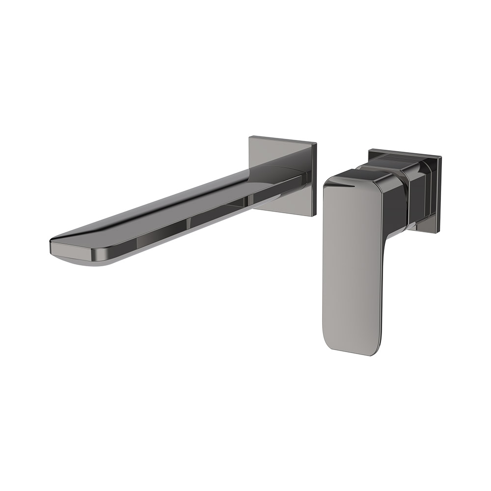 Misturador de bacia de parede oculta - pistola cinza