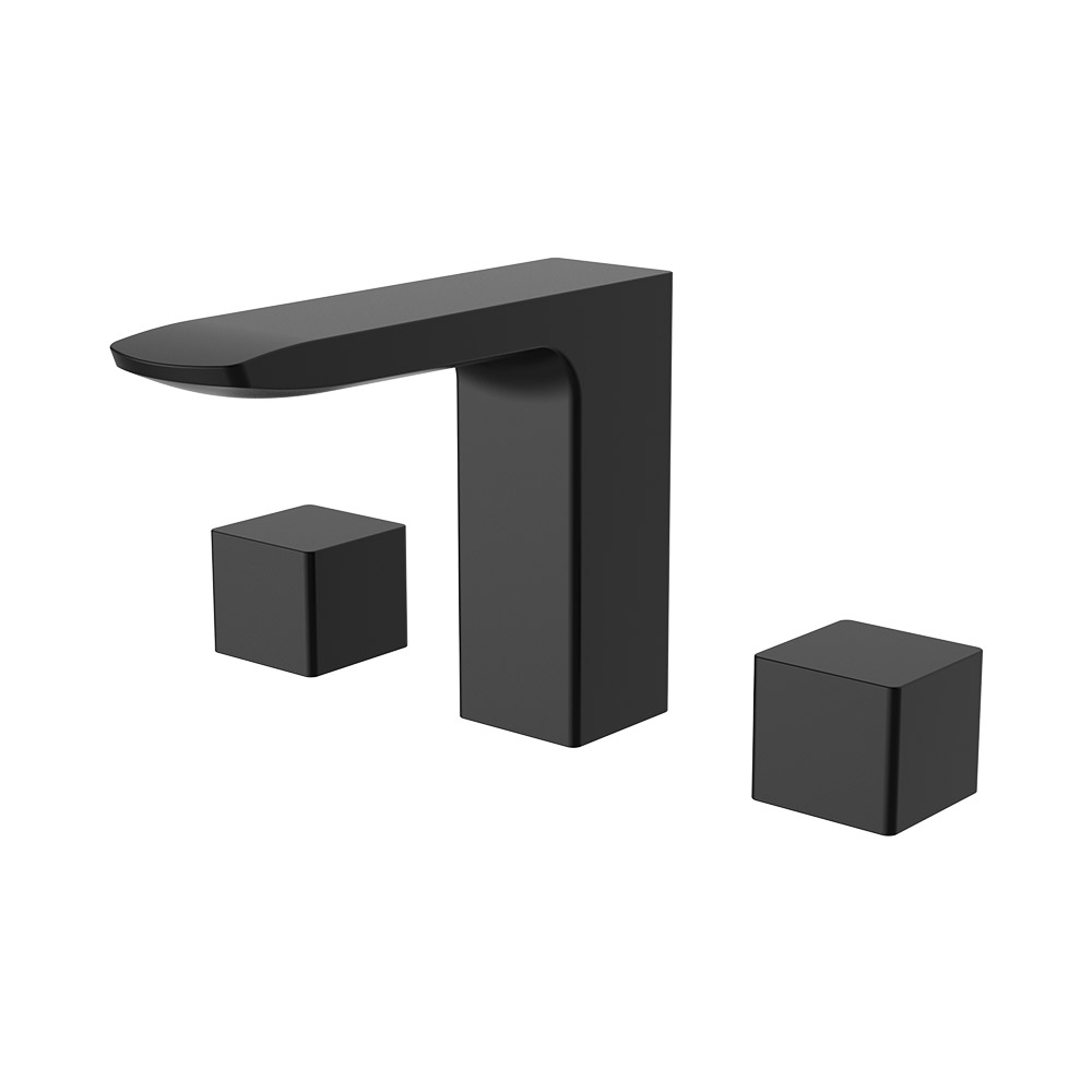 Mixer de bacia de alavanca dupla - Elec. Preto