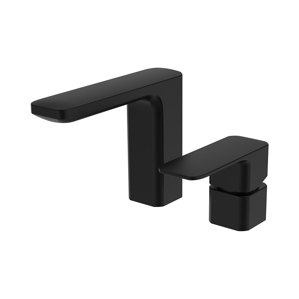 Mixer de bacia de dois buracos - Elec. Preto