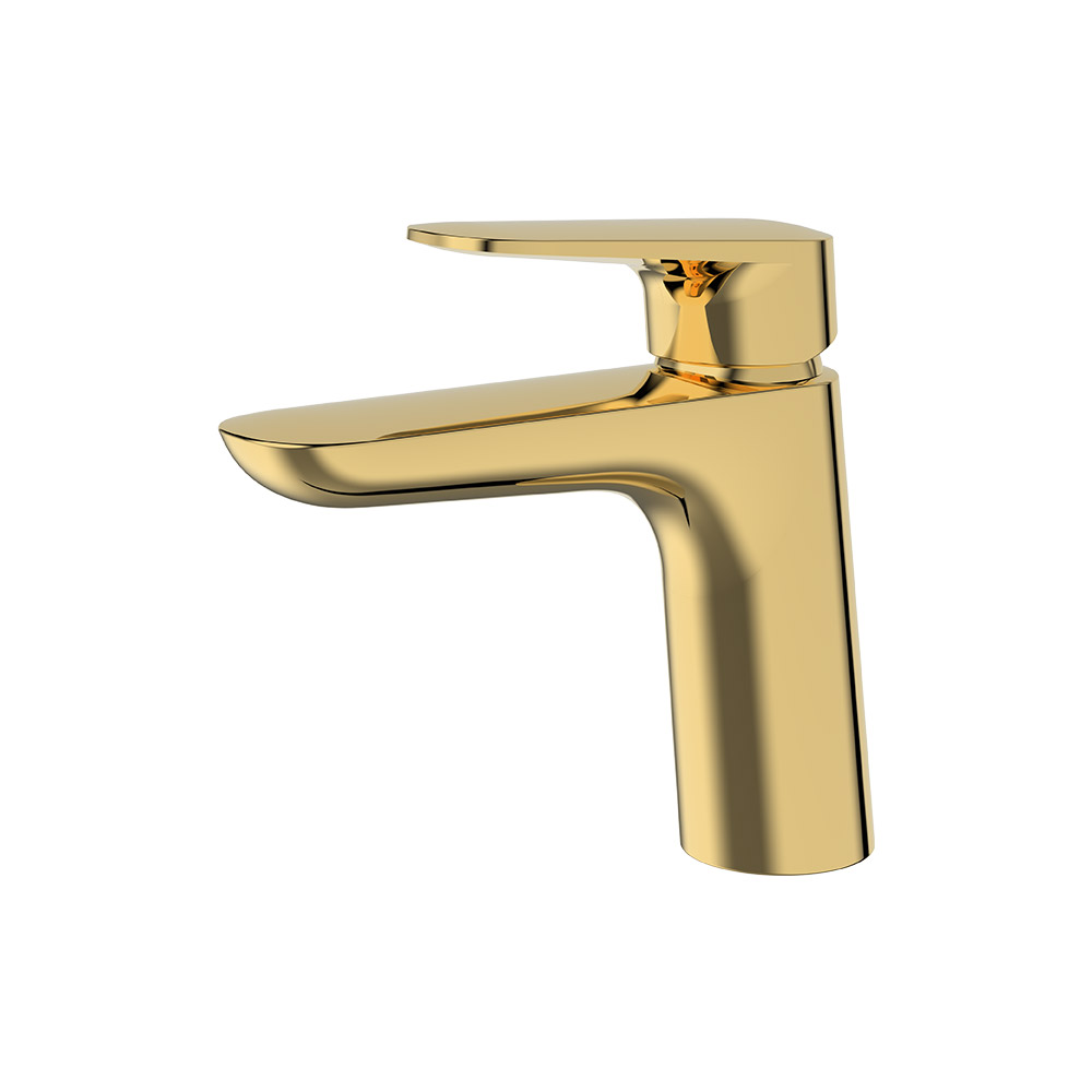 Mixer de bacia - ouro escovado