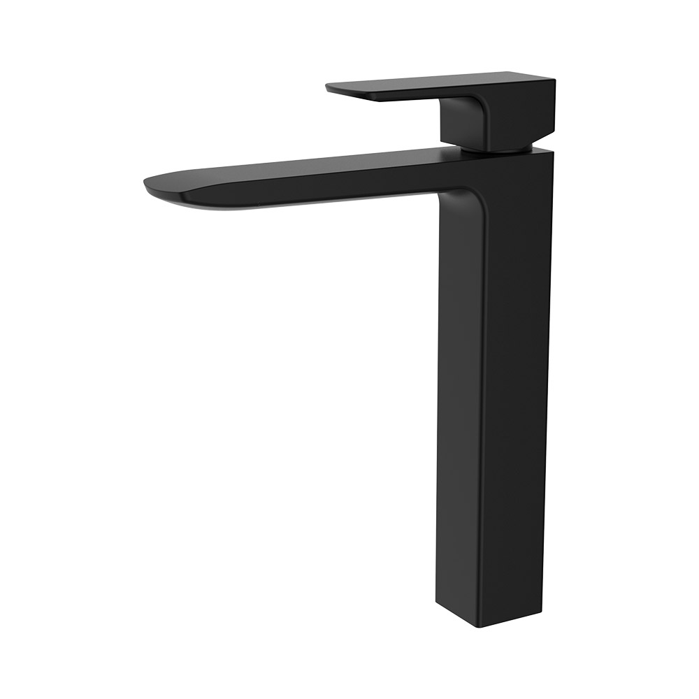 High Basin Mixer- Elec. Preto