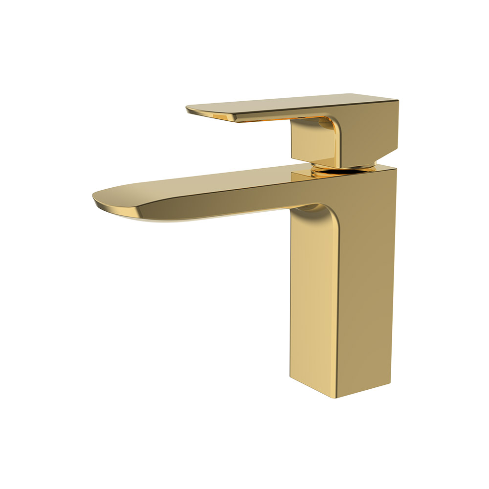 Mixer de bacia - ouro escovado