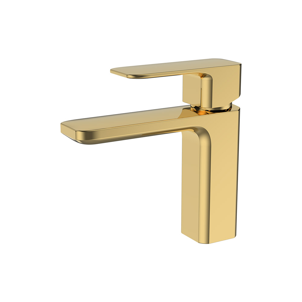 Mixer de bacia - ouro escovado