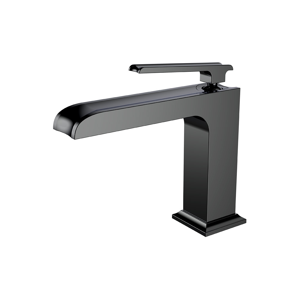 Mixer de lavanderia de alavanca única - pistola cinza