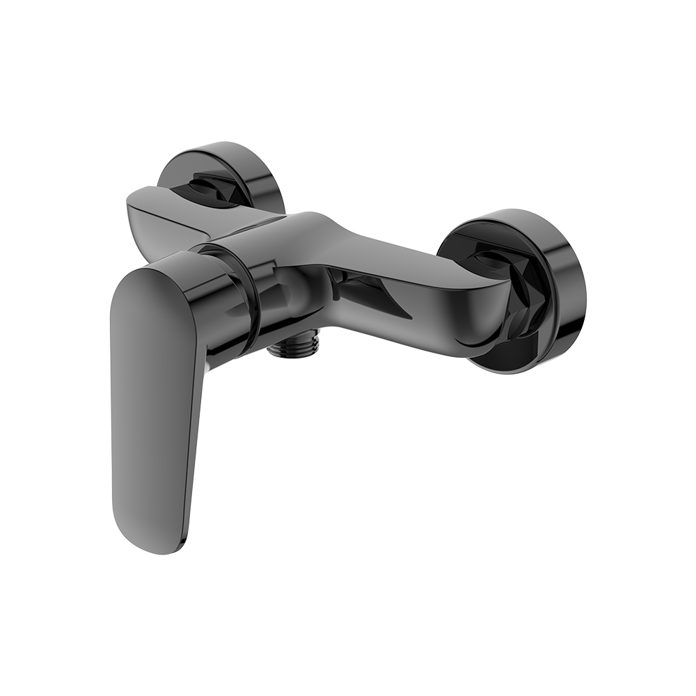 Mixer de chuveiro de alavanca única - pistola cinza