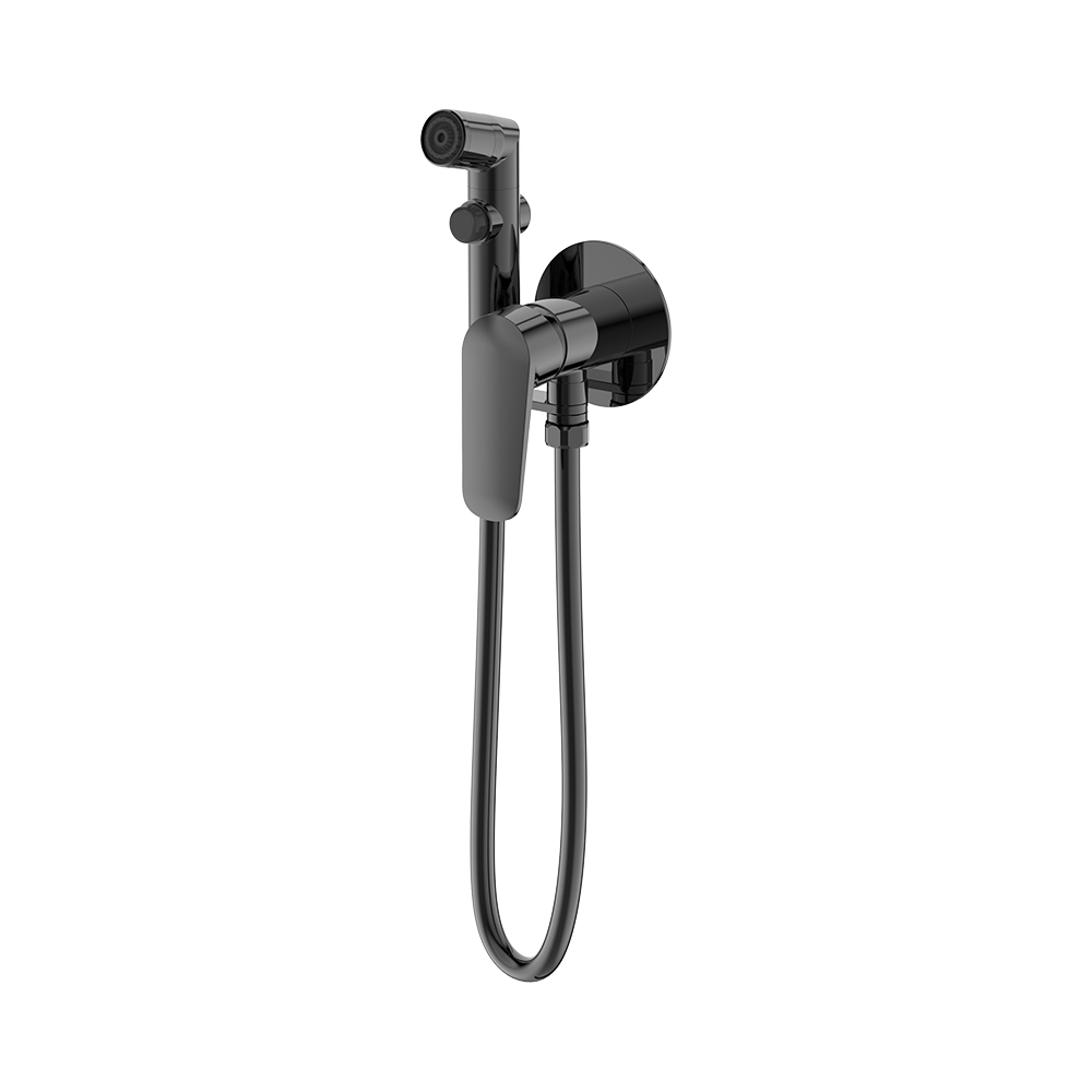 Bidet misturador com spray-pistola cinza