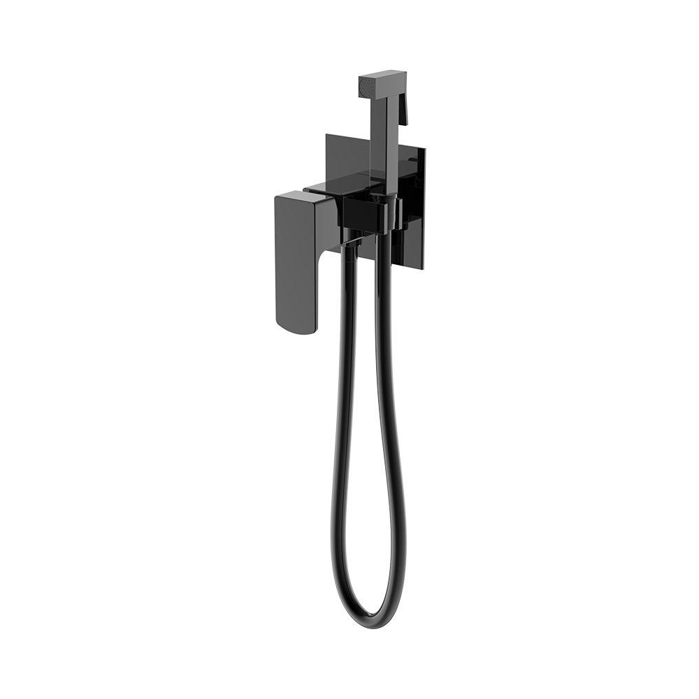 Bidet misturador com spray-pistola cinza