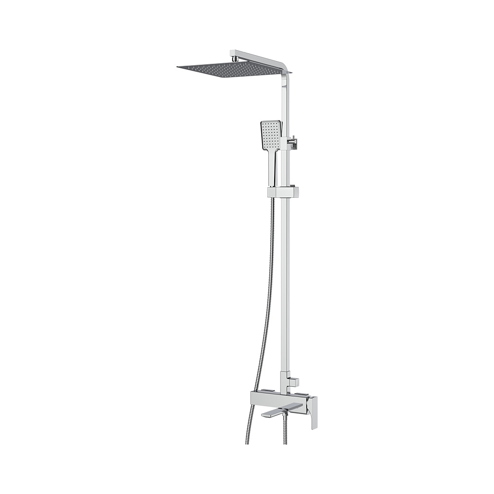 Single Lever Shower Column Set- Chrome