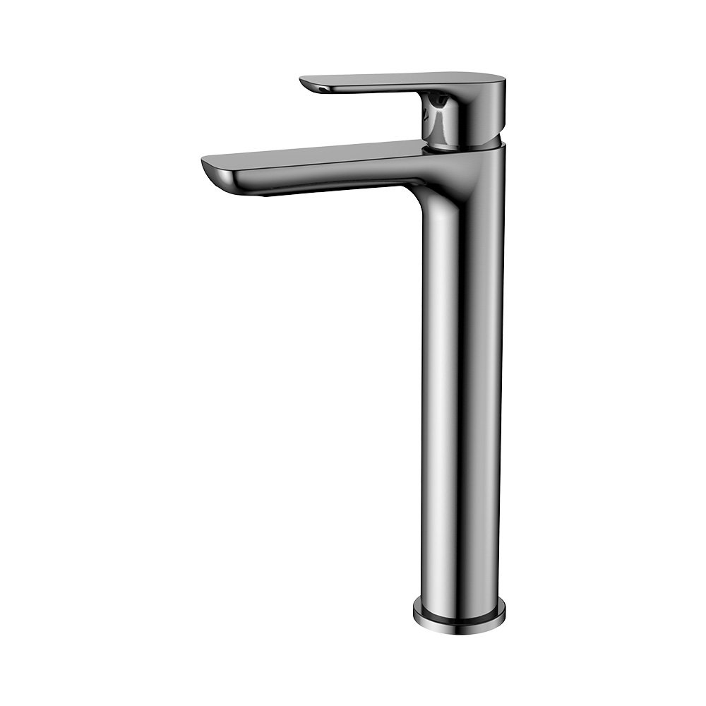 Single Lever Tall Washbasin Mixer- Gun Grey