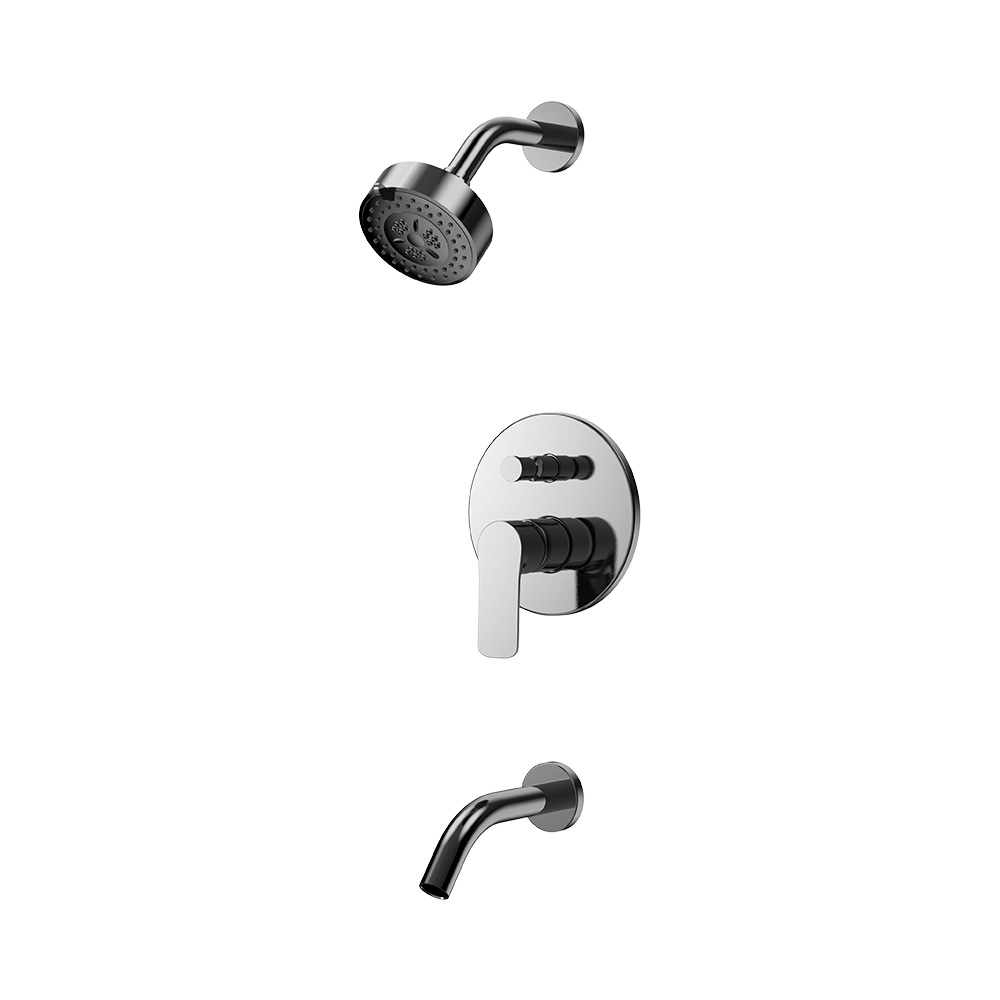 Single Lever Concealed Shower Mixer- Gun Grey