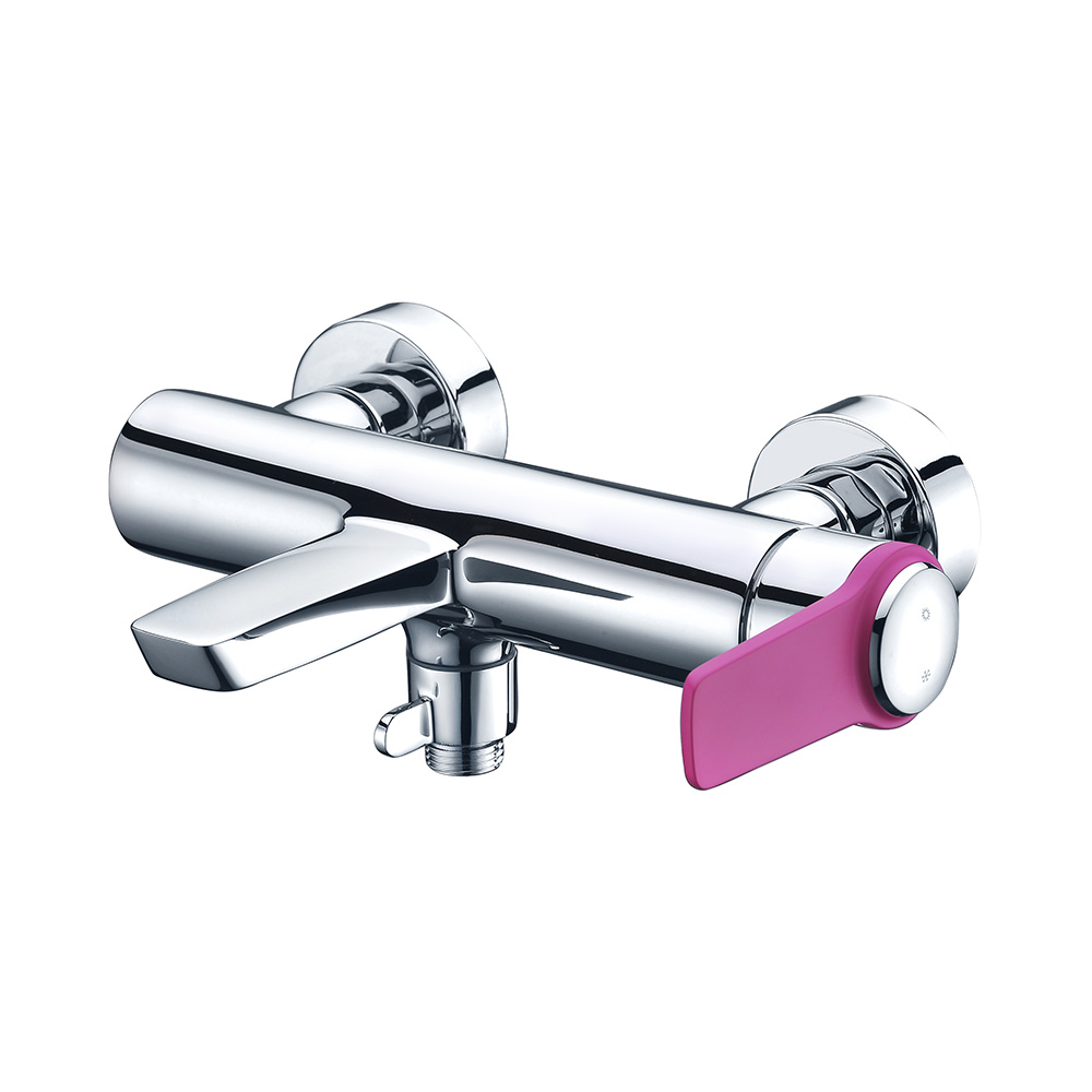 Single Lever Bath-shower Mixer- Chrome & Purple