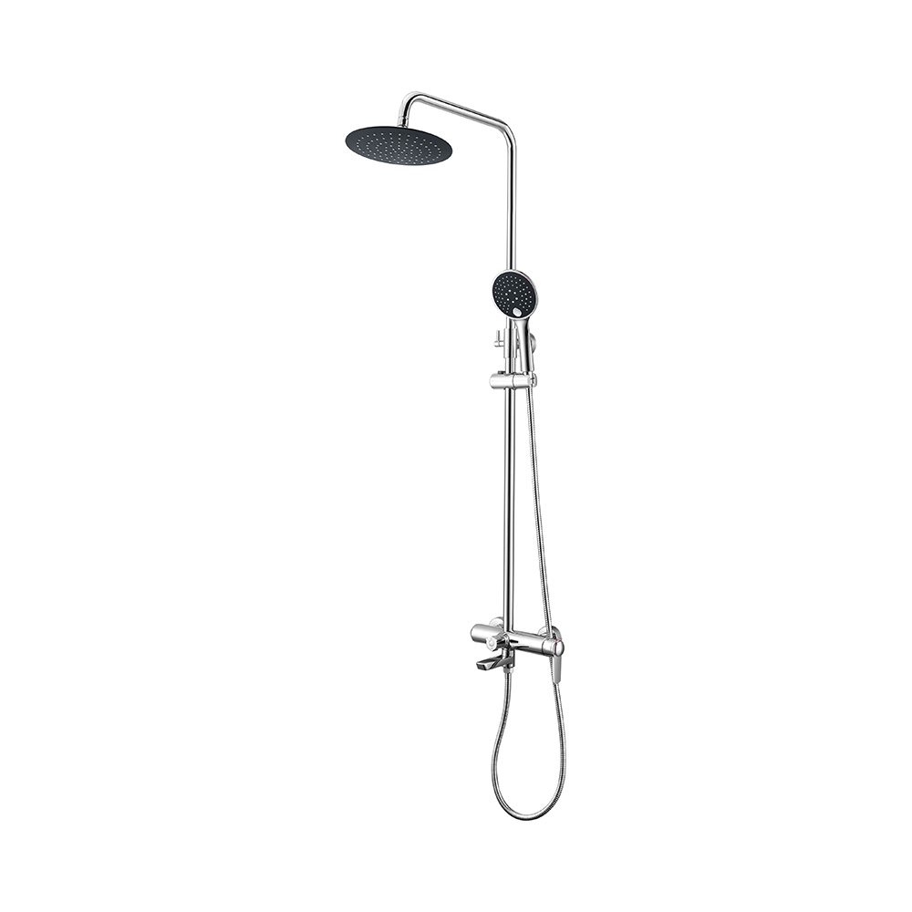 Single Lever Shower Column Set- Chrome