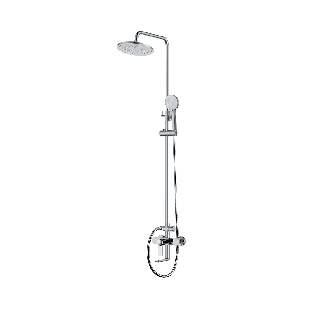 Single Lever Shower Column Set- Chrome