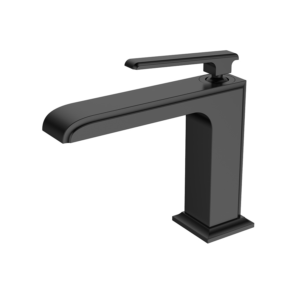 Single Lever Washbasin Mixer- Gun Grey