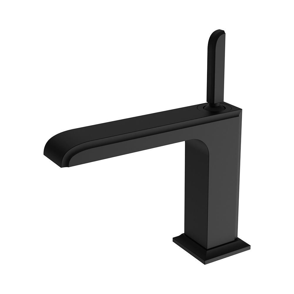 Single Lever Washbasin Mixer- Elec. Black