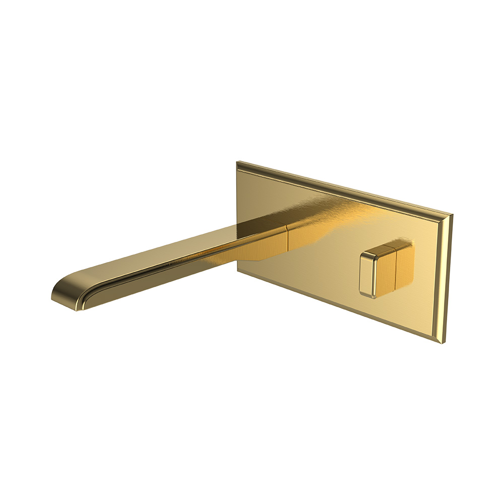 Concealed Washbasin Mixer- Brushed Gold