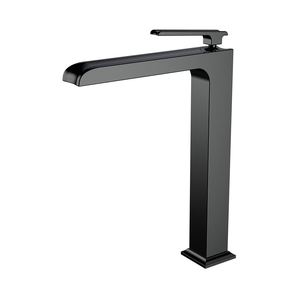 Single Lever Tall Washbasin Mixer- Gun Grey